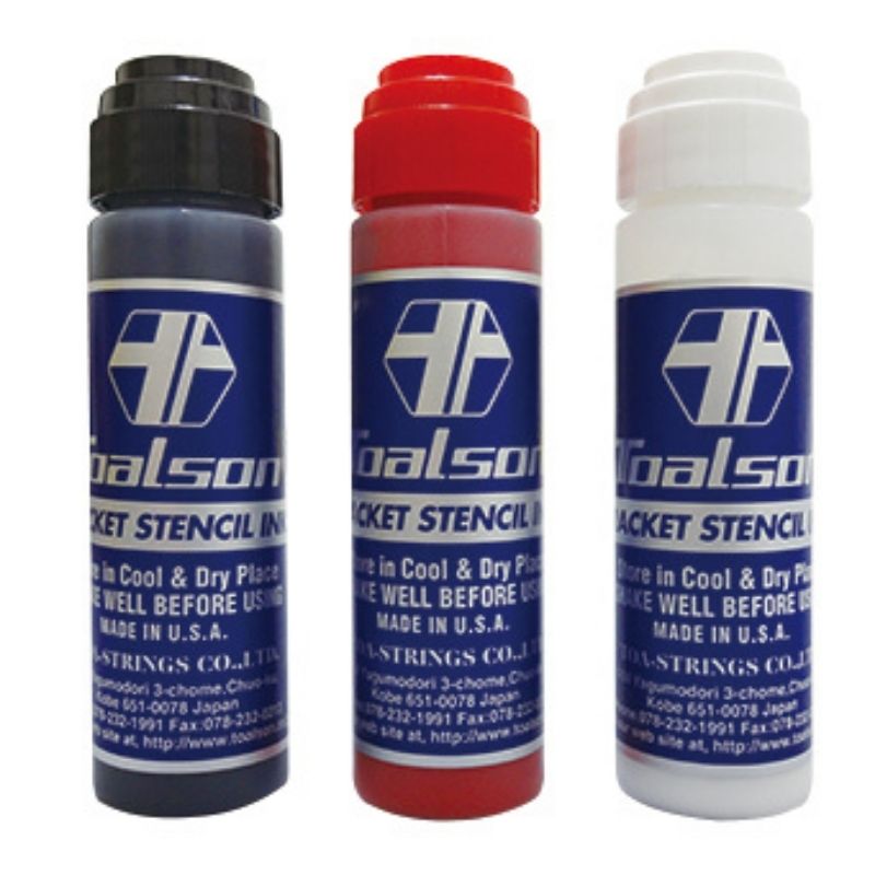 Logo Stencil Ink for Tennis Strings Toalson Tennis Shop Austria / Germany